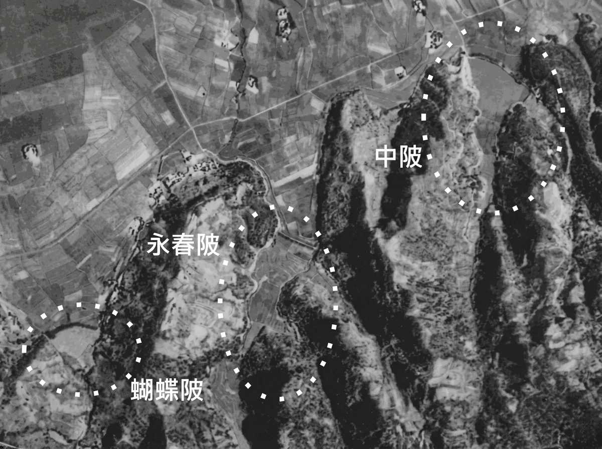 古空拍圖對照陂塘位置